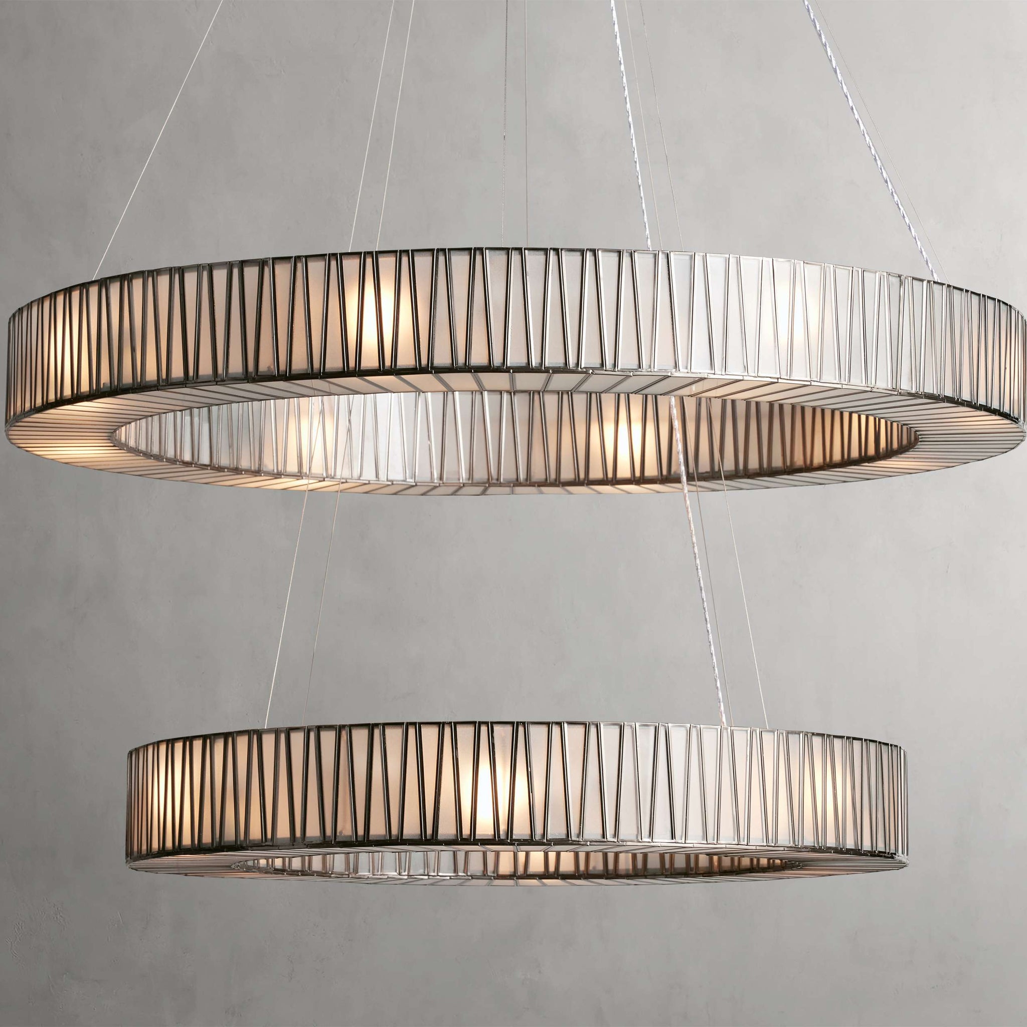 Jeunet 2-Tier Round Chandelier