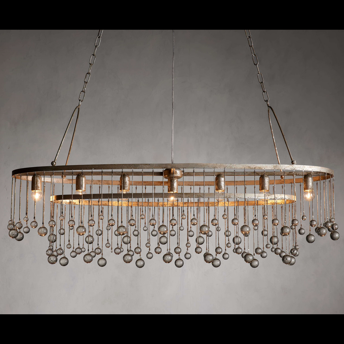 Aubrey 7 Light Oval Chandelier