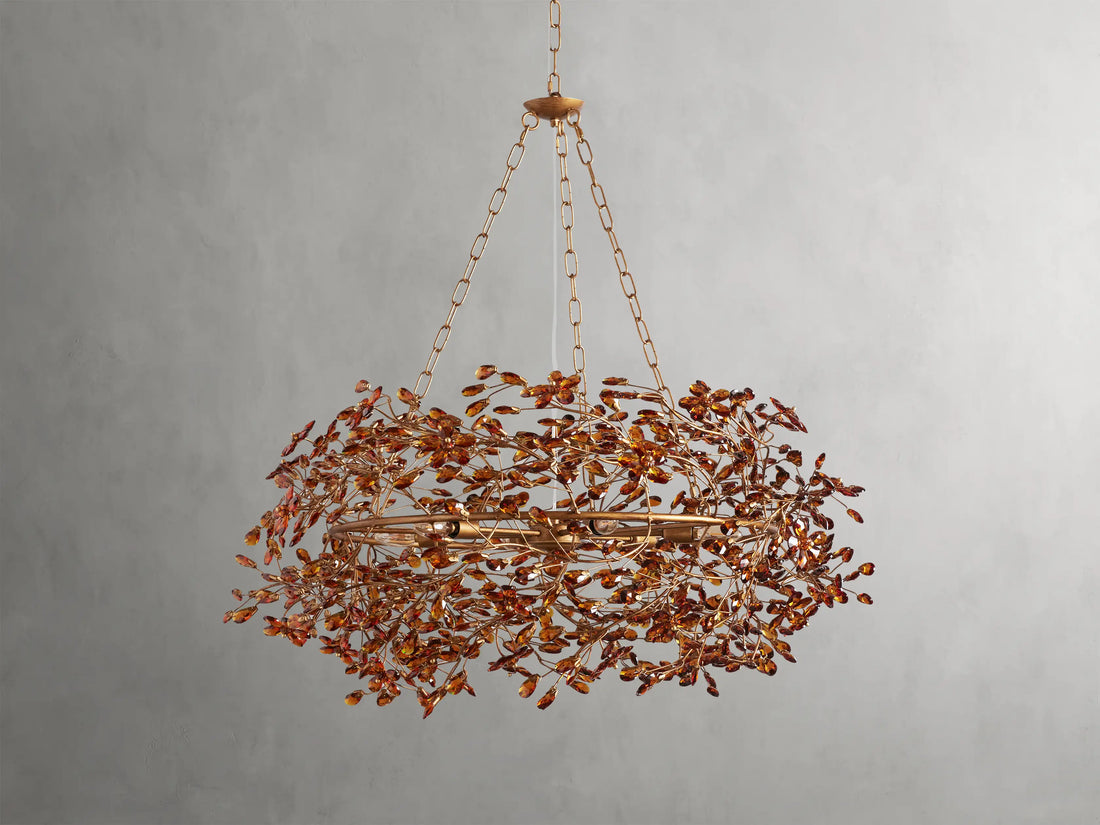 Fiore Colored Oval Chandelier