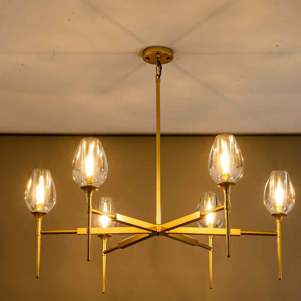 Tulipa Round Chandelier 42”