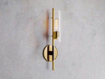 Kendrick Wall Sconce in Aged Brass