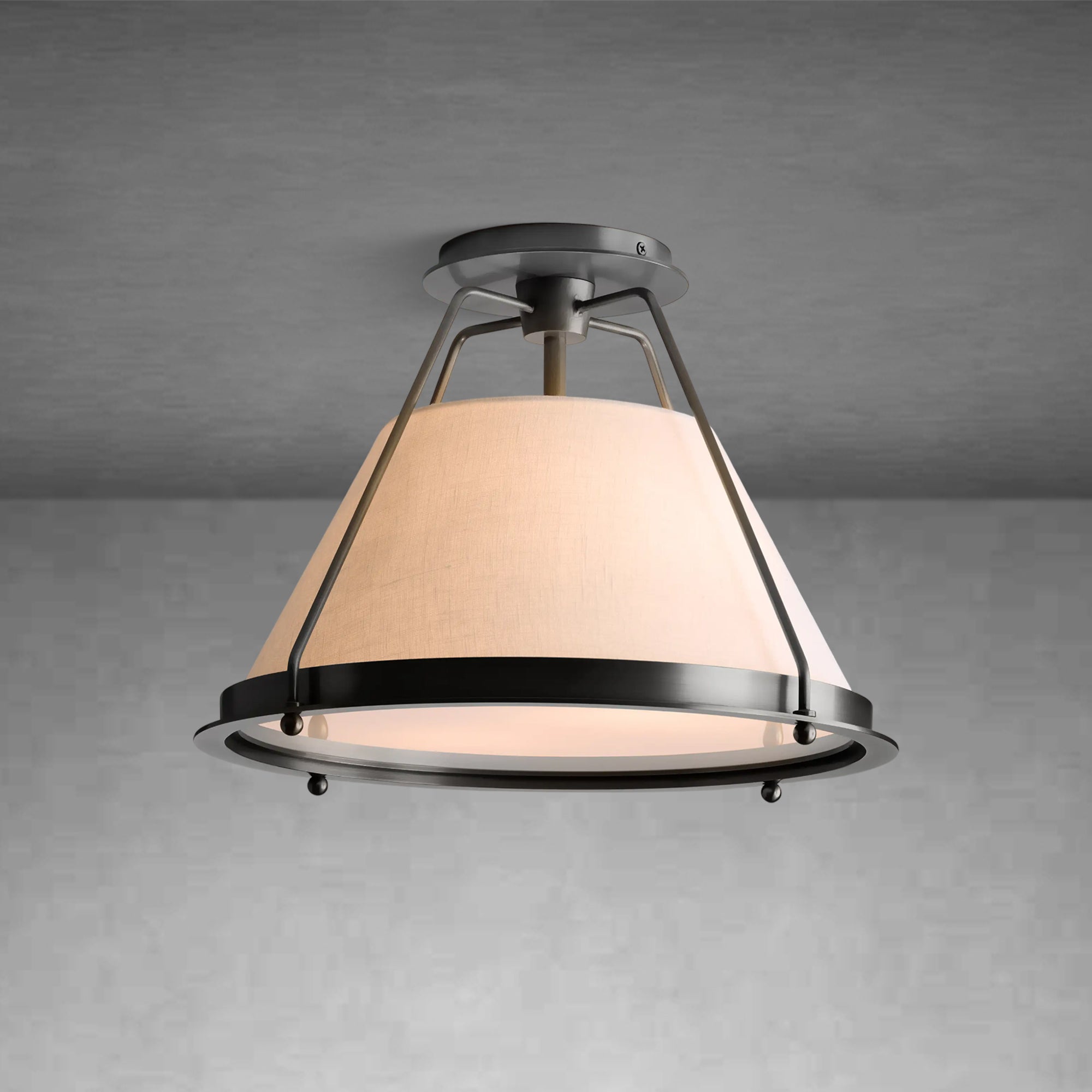 Fanci Lamps Shelton Flush Mount - Thumbnail 4