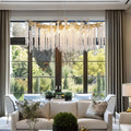YUYI Modern Crystal Chandelier: 47.2