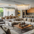 YUYI Modern Crystal Chandelier: 47.2
