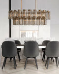 Delsie Oval Chandelier 51''63''72''-Fanci Lamps