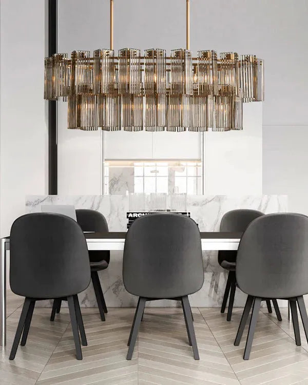 Delsie Oval Chandelier 51''63''72''-Fanci Lamps