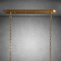 Ghiaccio Oval Chandelier 54''65''-Fanci Lamps