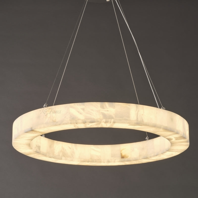 Gabriel Calcite Round Chandelier31″ 40” 60”