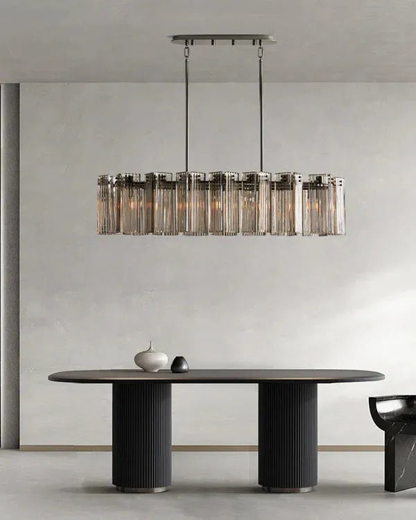 Delsie Oval Chandelier 51''63''72''-Fanci Lamps