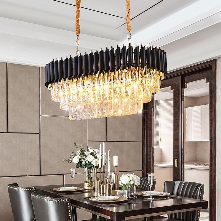 Fanci Bobon Oval Crystal Chandelier