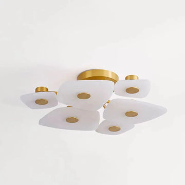 Alabaster 6 Lights Surface Ceiling Light
