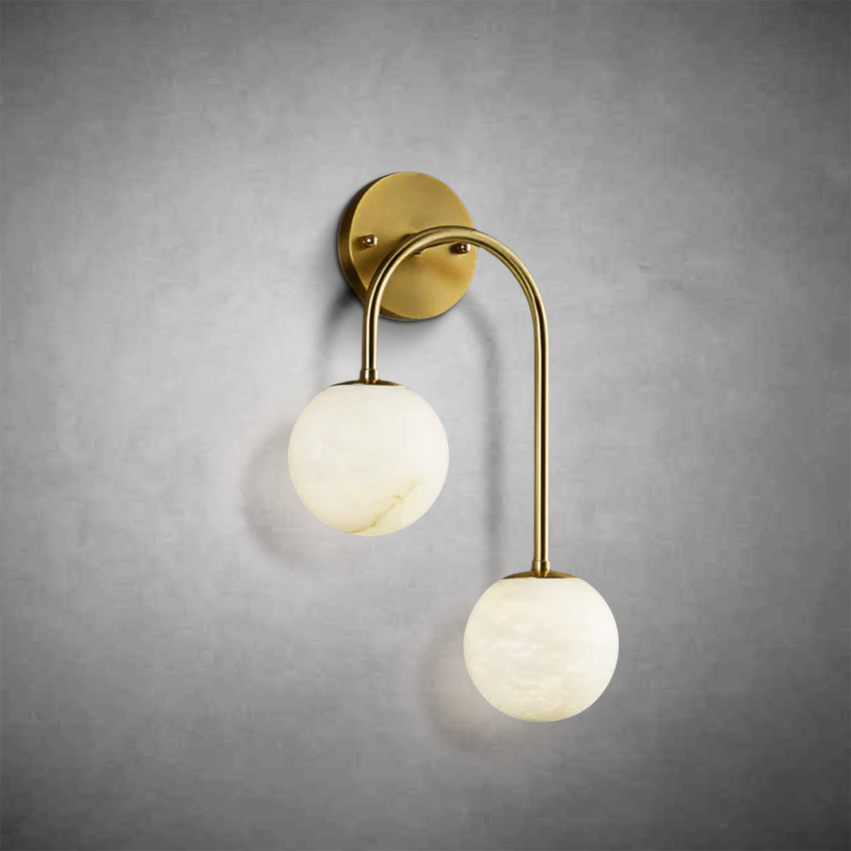 Blake Alabaster Sconce, Modern Marble Wall Lamp
