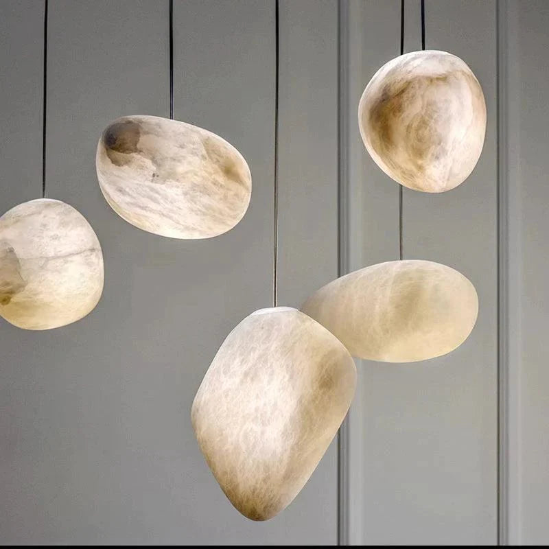 Gracie Alabaster Pendant Lamp, Modern Lamp