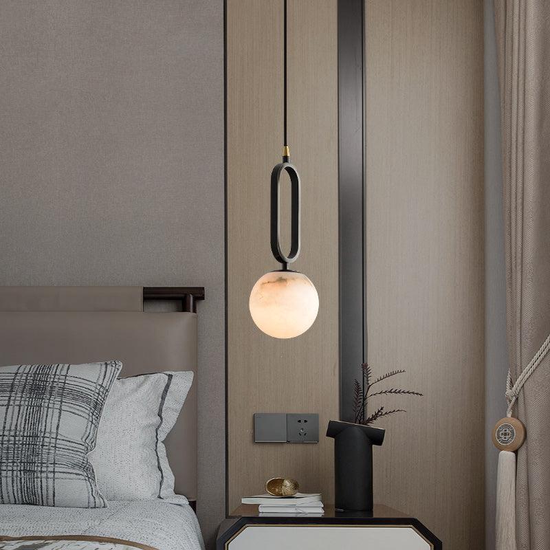 Jaxon Alabaster Lamp, Modern Pendant Lamp