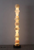 Carlee Alabaster Standing Lamp, Living Room And Bedroom Floor Lamp - Ineffable Lighting