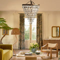 Anabella Round Chandelier 17''23''H-Fanci Lamps