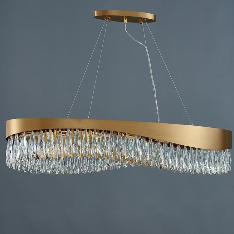 Fanci Arian Oval Crystal Chandelier