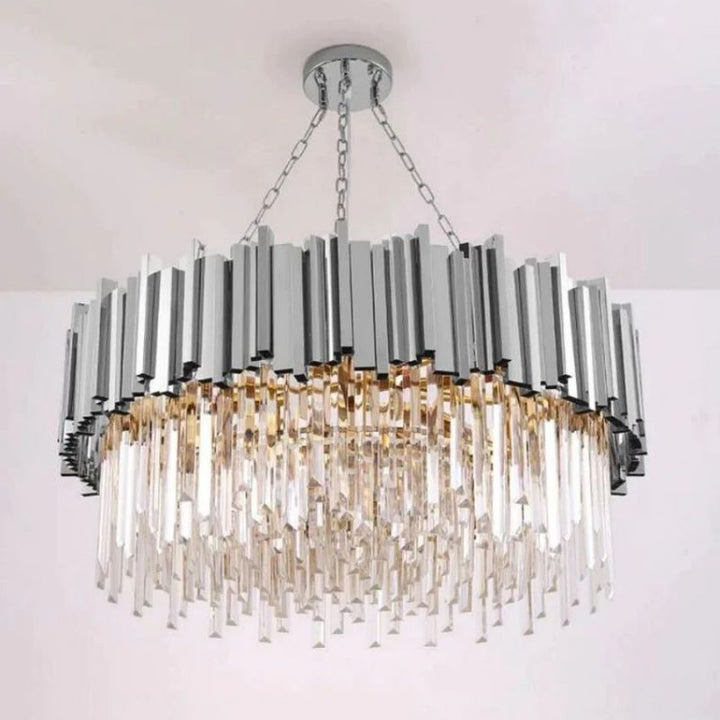 Fanci Bobon Paul Crystal Round Chandelier