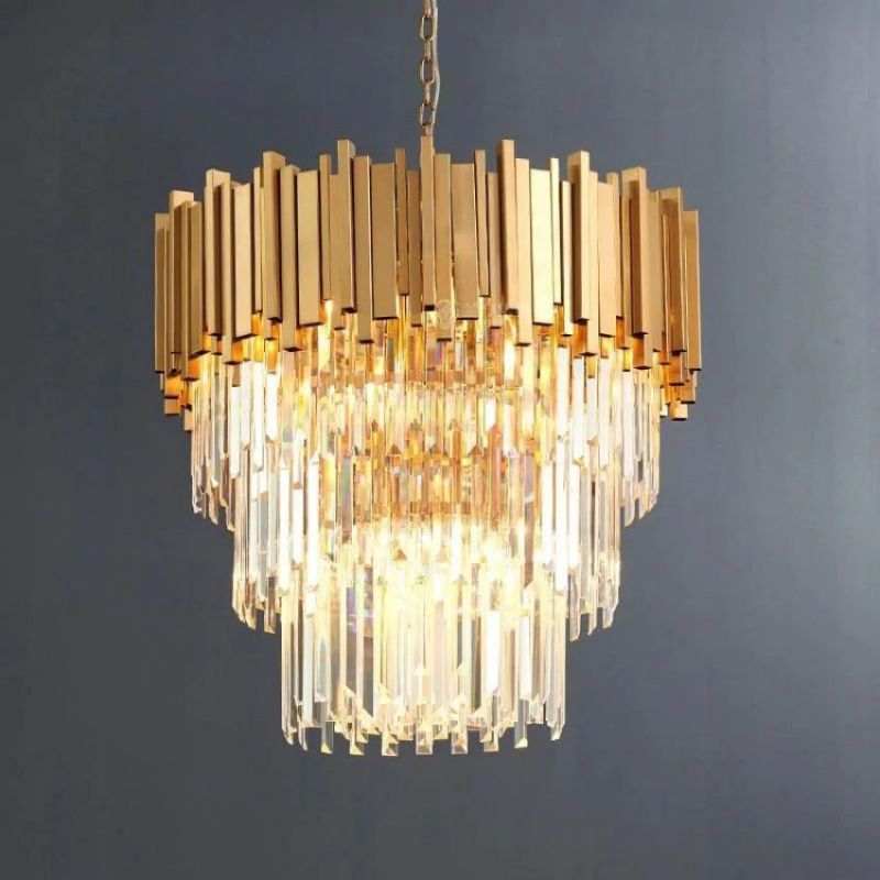 Fanci Bobon Antoine Crystal Round Chandelier