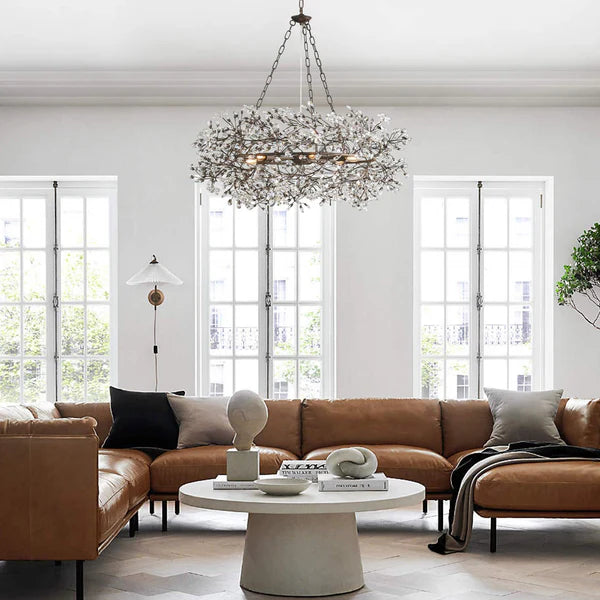 Fiore Crown Chandelier 39''48''60''-Fanci Lamps