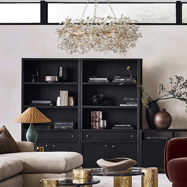 Fiore Crown Chandelier 39''48''60''-Fanci Lamps