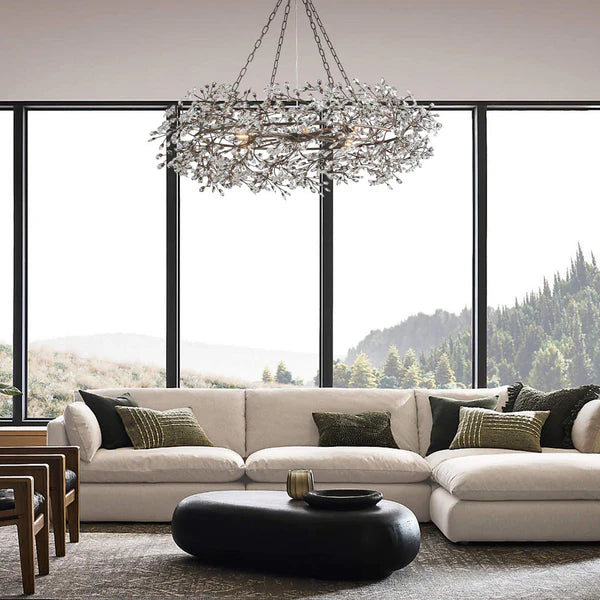 Fiore Crown Chandelier 39''48''60''-Fanci Lamps