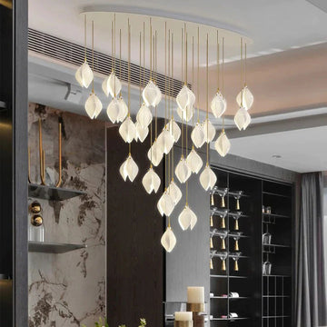 Fanci Luxury Bloom Ceramic Chandelier