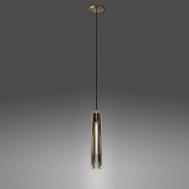 Fanci Crystal Pendant Smoke Shad Pendant Light For Dinner Room