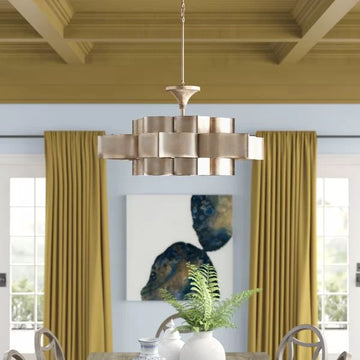 Classical Lotus 6 Lights  Chandelier