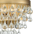 Calypso 10 Inch Wall Sconce Crystorama Lighting Fixture