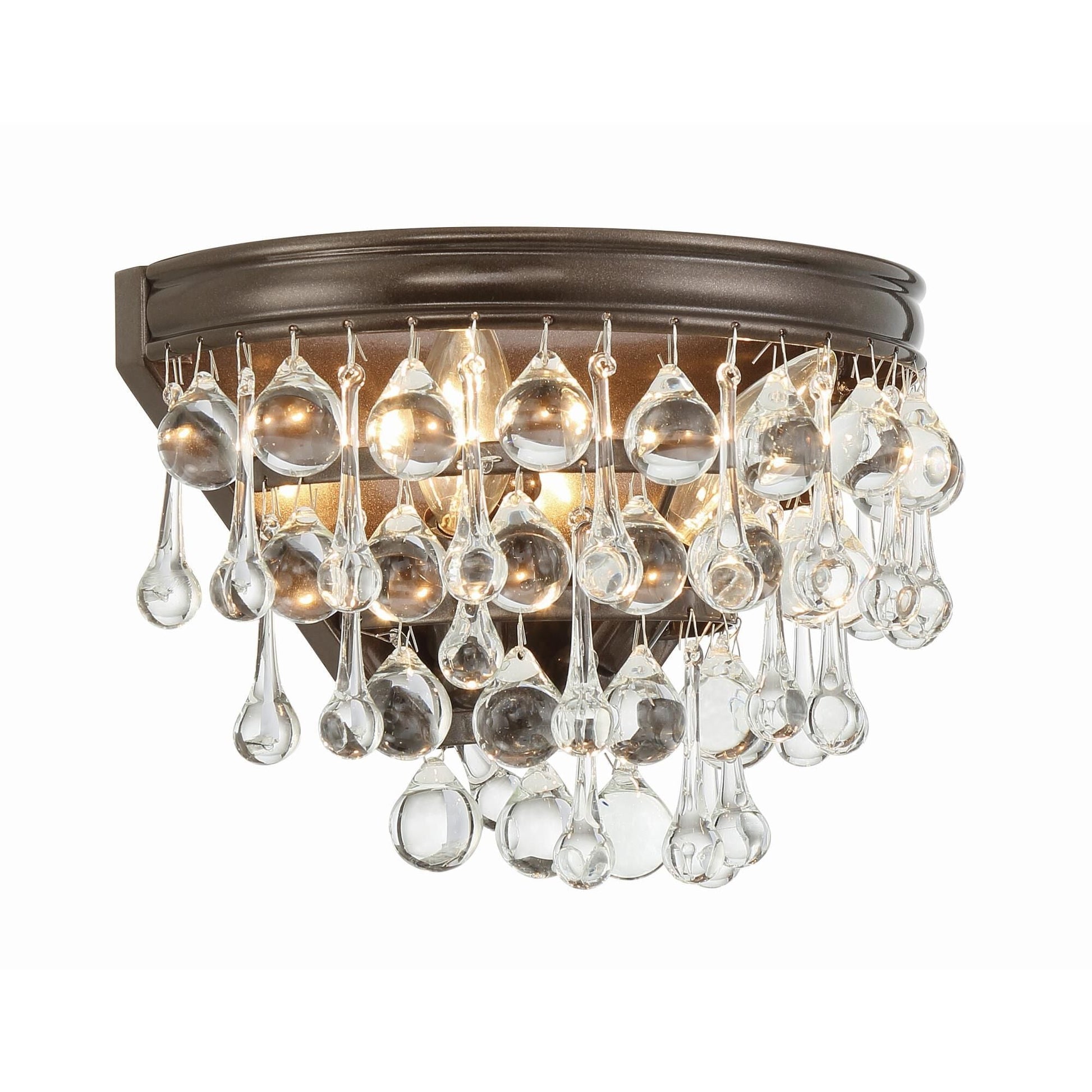 Calypso 10 Inch Wall Sconce Crystorama Lighting Fixture