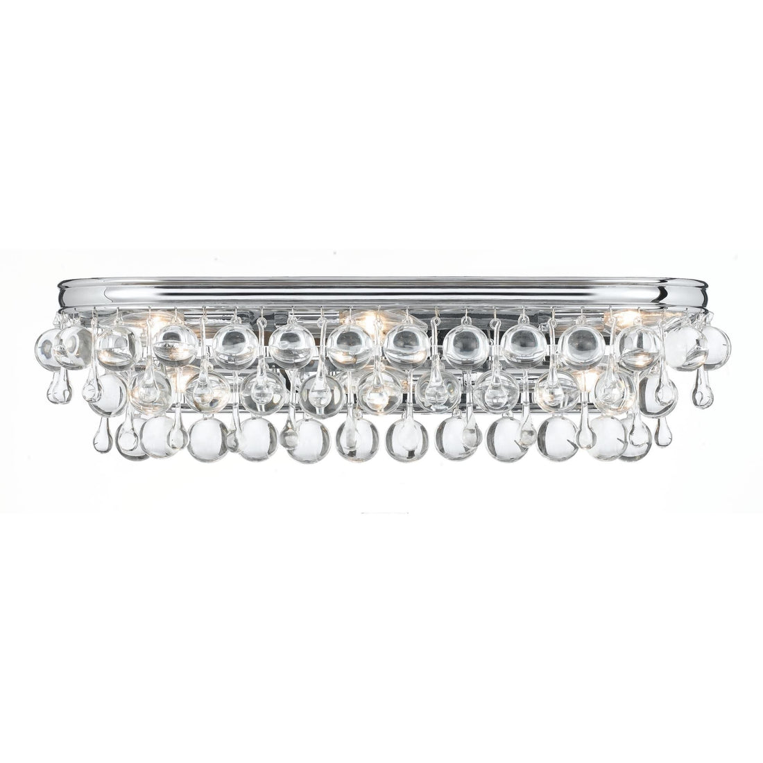 Crystorama Calypso 23 Inch 6-Light Vibrant Gold Bath Vanity Light