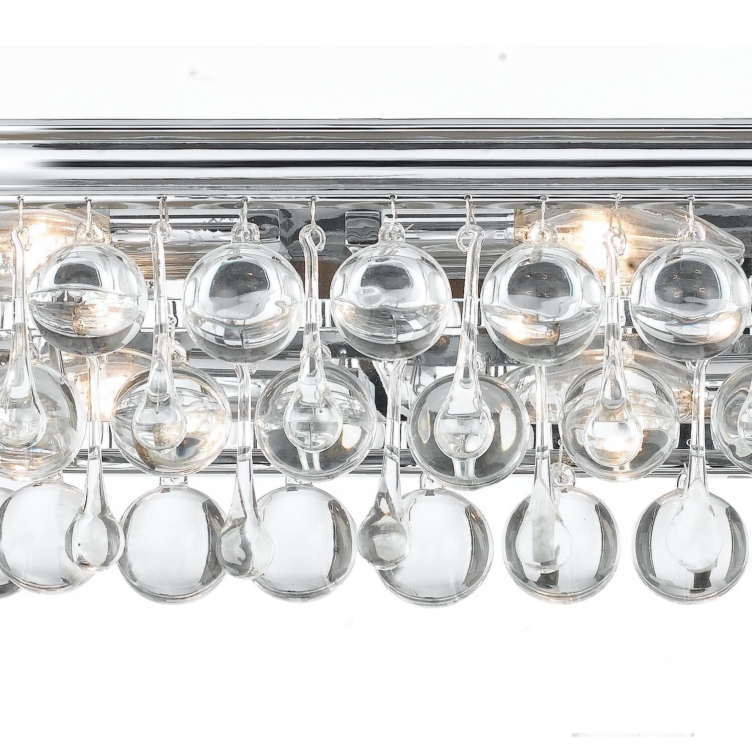 Crystorama Calypso 23 Inch 6-Light Vibrant Gold Bath Vanity Light