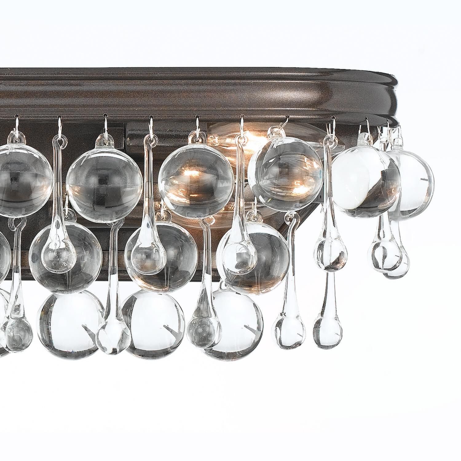 Crystorama Calypso 23 Inch 6-Light Vibrant Gold Bath Vanity Light