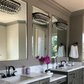 Crystorama Calypso 23 Inch 6-Light Vibrant Gold Bath Vanity Light
