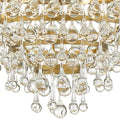 Crystorama Calypso Small Victorian Chandelier - 6 Light, Vintage Gold