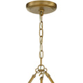 Crystorama Calypso Small Victorian Chandelier - 6 Light, Vintage Gold