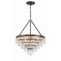 Crystorama Calypso Small Victorian Chandelier - 6 Light, Vintage Gold