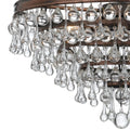 Crystorama Calypso Small Victorian Chandelier - 6 Light, Vintage Gold