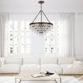 Crystorama Calypso Small Victorian Chandelier - 6 Light, Vintage Gold
