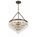 Crystorama Calypso Small Victorian Chandelier - 6 Light, Vintage Gold