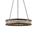 Elixir 24-Light Unique Drum Chandelier with Crystal Accents