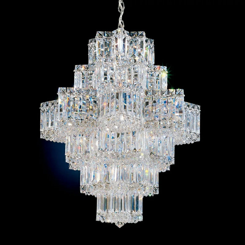 Fashion Star Shaped Chandelier Crystal Ceiling Light Fixture For Small Living Room/ Bedroom