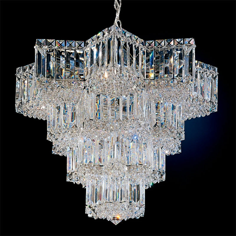 Fashion Star Shaped Chandelier Crystal Ceiling Light Fixture For Small Living Room/ Bedroom