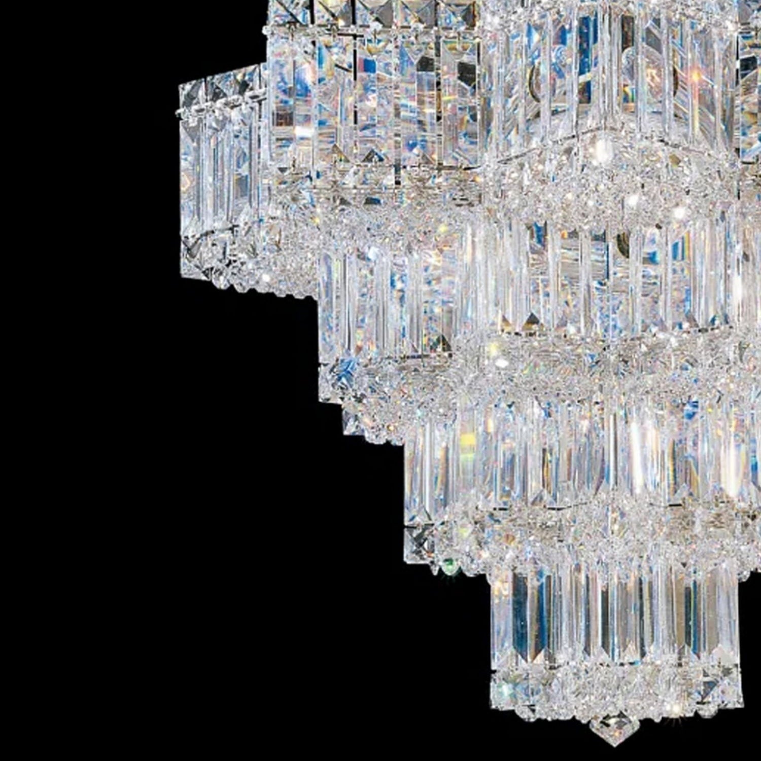 Fashion Star Shaped Chandelier Crystal Ceiling Light Fixture For Small Living Room/ Bedroom