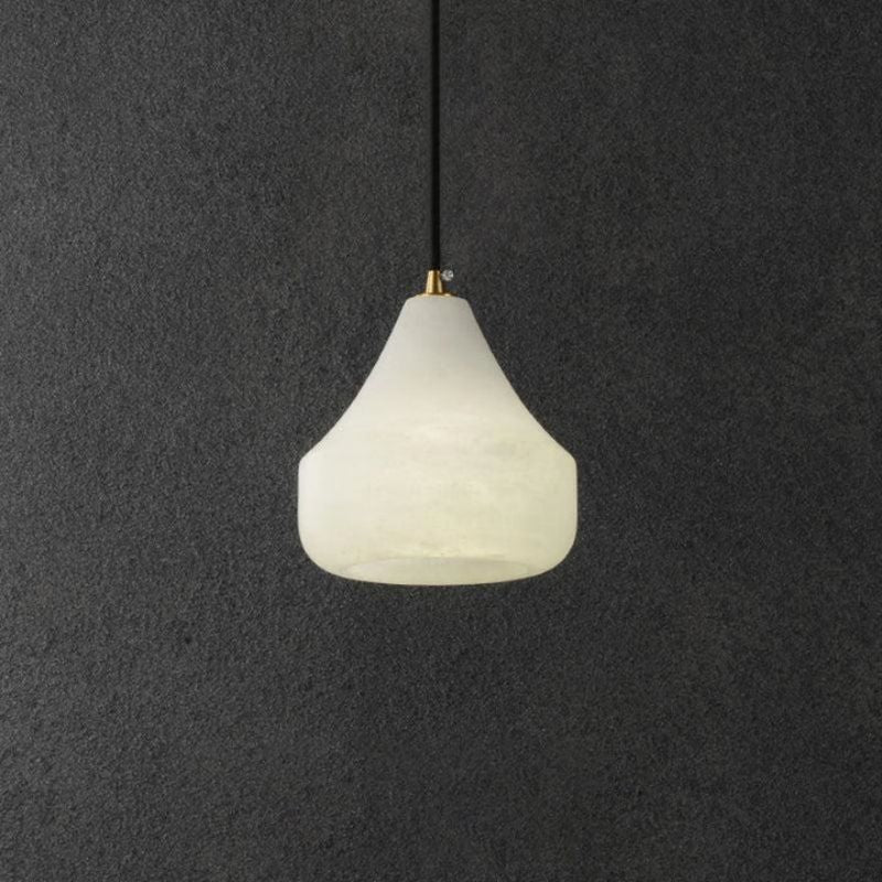 Alabaster Modern Mini Hat Pendant Lamp for Kitchen Island