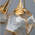 Hammerton Studio Gem Starburst Chandelier - Modern Hand-Forged LED Lighting Fixture