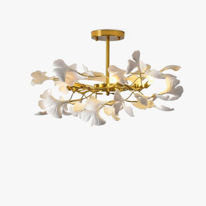 Gingko Ceramic Luxury Chandelier Style B