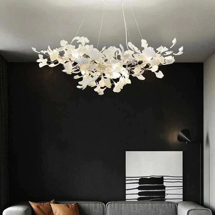 Fanci Luxury Ceramic Ginkgo Chandelier