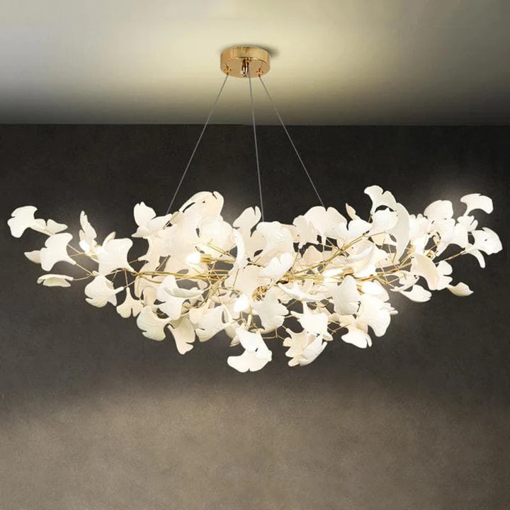 Fanci Luxury Ceramic Ginkgo Chandelier